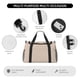 thumbnail image 4 of Balery Brown Gingham Bolsa de Gimnasio para Mujeres, Bolsa de Viaje con Bolsillo Húmedo, Bolsa de Fin de Semana para Mujeres, Bolsa de Viaje Resistente al Agua, 4 of 7