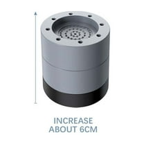 Universal Washing Machine Anti-Vibration Pads | Adjustable Height Leveling Feet | Shock Absorbing Rubber Base for Front Load & Top Load Washers | 1-Pack Household Appliance Stabilizer