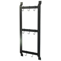 1910 Ultimate Wall Mounted Pot Rack in Black