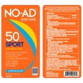 thumbnail image 2 of No-Ad 50 SPF Continuous Spray Sunscreen 9oz, 2 of 2