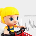 thumbnail image 2 of Hytrove Creative Tricycle Toy Tricycle Shape Multi Functional Plastic 1Pcs, 2 of 8