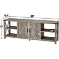 thumbnail image 5 of VanAcc 4-Piece Living Room Table Set - Includes TV Stand, Coffee Table, & Two End Tables for Farmhouse - Grey Wash, 5 of 7