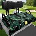 thumbnail image 4 of Uourmeti Golf Cart Covers Seat Cover, Compatible with Sports, Suitable for EZGO TXT RXV 4 Front Pockets, Leaf, 4 of 8