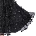 thumbnail image 3 of Falda flamenca de baile de salón con lentejuelas swing completo falda de malla trajes de vals negro Sunnimix Vestido de falda de baile de salón, 3 of 8