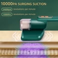 thumbnail image 2 of Aspirador de cama, aspirador de colchones UV portátil, máquina de limpieza inalámbrica antiácaros, máquina de succión de polvo de cama para limpiar eficazmente la cama, almohadas, sofás de tela y alfombras. Rojo Verde, 2 of 5