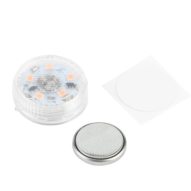 Luz LED táctil inalámbrica para coche, lámpara ambiental de alto brillo con botón incorporado (luz rosa y púrpura)