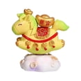 thumbnail image 3 of Adornos de caballo para Año Nuevo 2026, adornos para coche, estatua de caballo, escultura, lindo zodíaco verde, 3 of 9