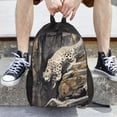 thumbnail image 3 of Ratiio Graceful Snow Leopard Print Backpack with Padded 15-inch Laptop Sleeve- Spacious and Durable Daypack for Work and Travel, 3 of 6