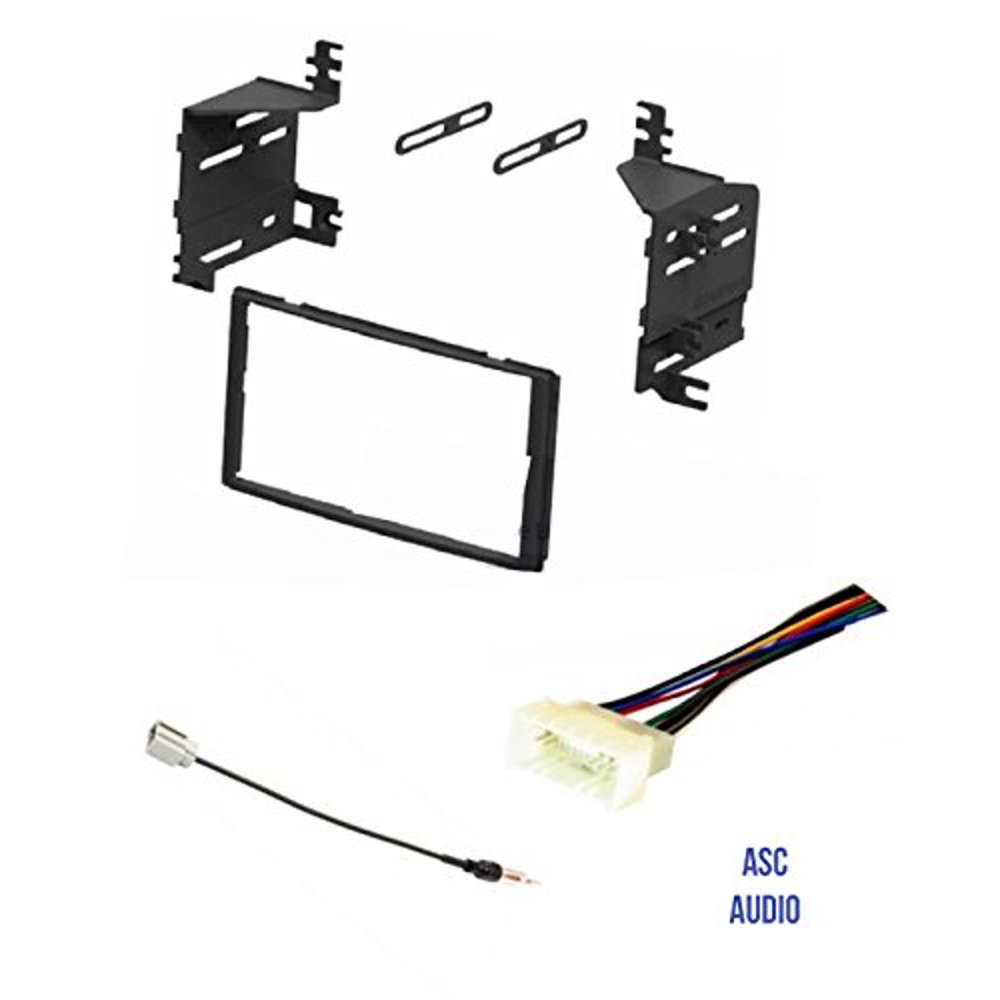 ASC Car Stereo Radio Install Dash Kit, Wire Harness, and Antenna Adapter for installing an