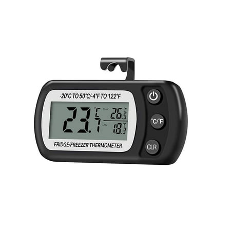 

Vikudaty New-Refrigerator Thermometer Digital Kitchen Wireless Fridge Freezer Temperature