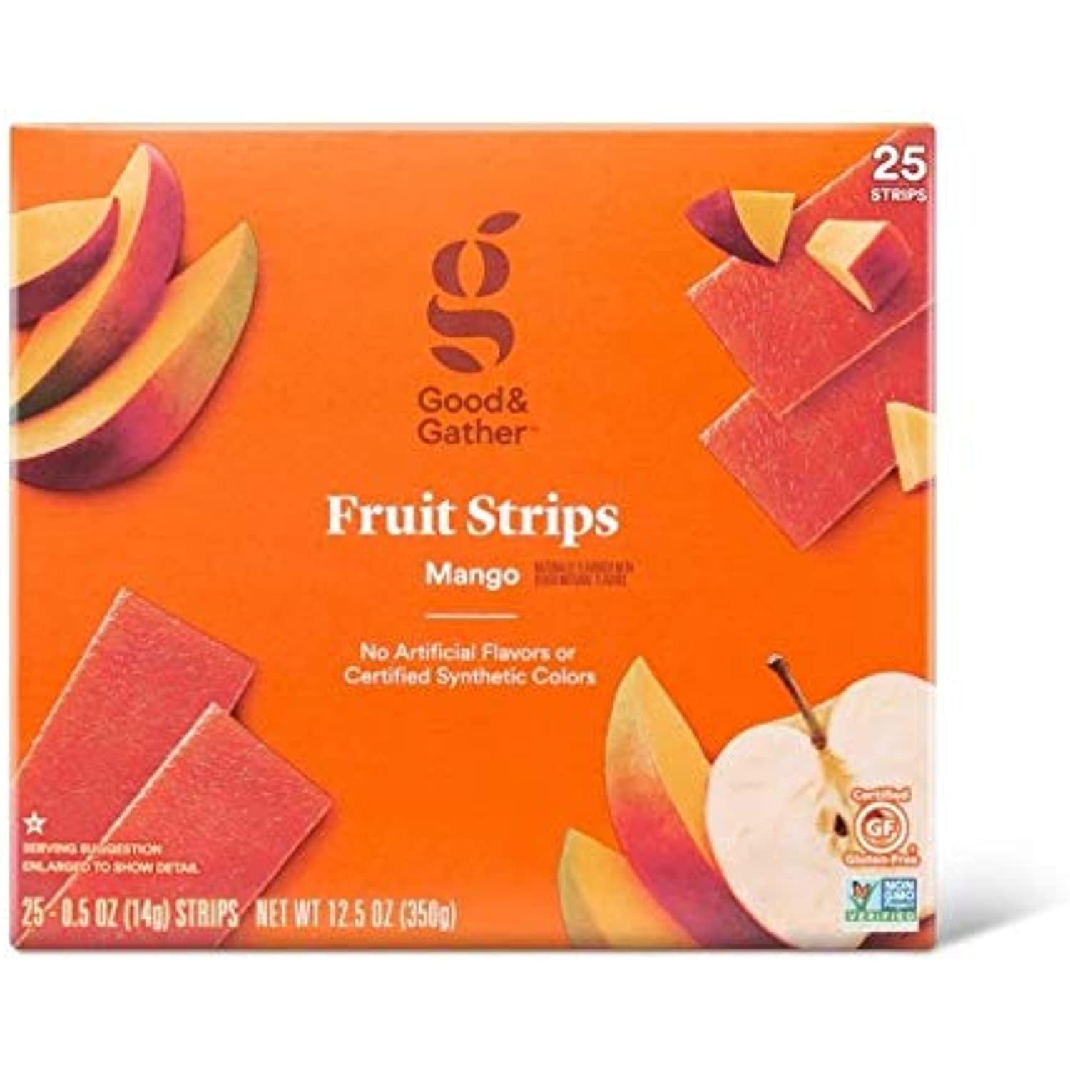 Fruit Strips Mango Fruit Leathers Healthy Snack Made with Real Fruit