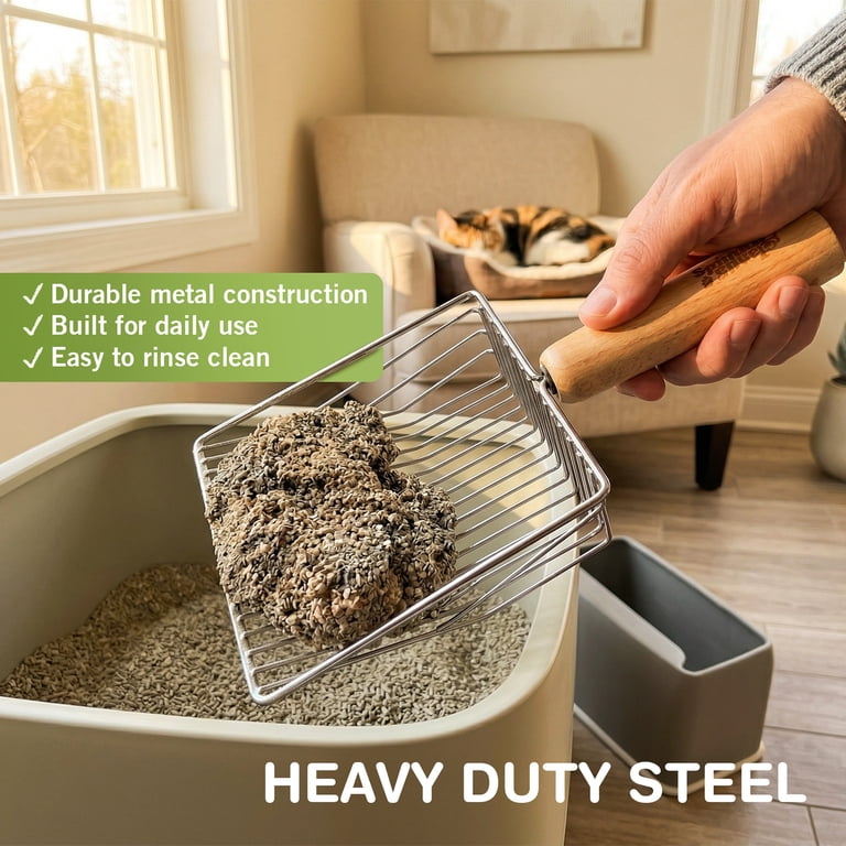Sprinkle & Sweep Litter Box Speed Sifter With Stand photo 5