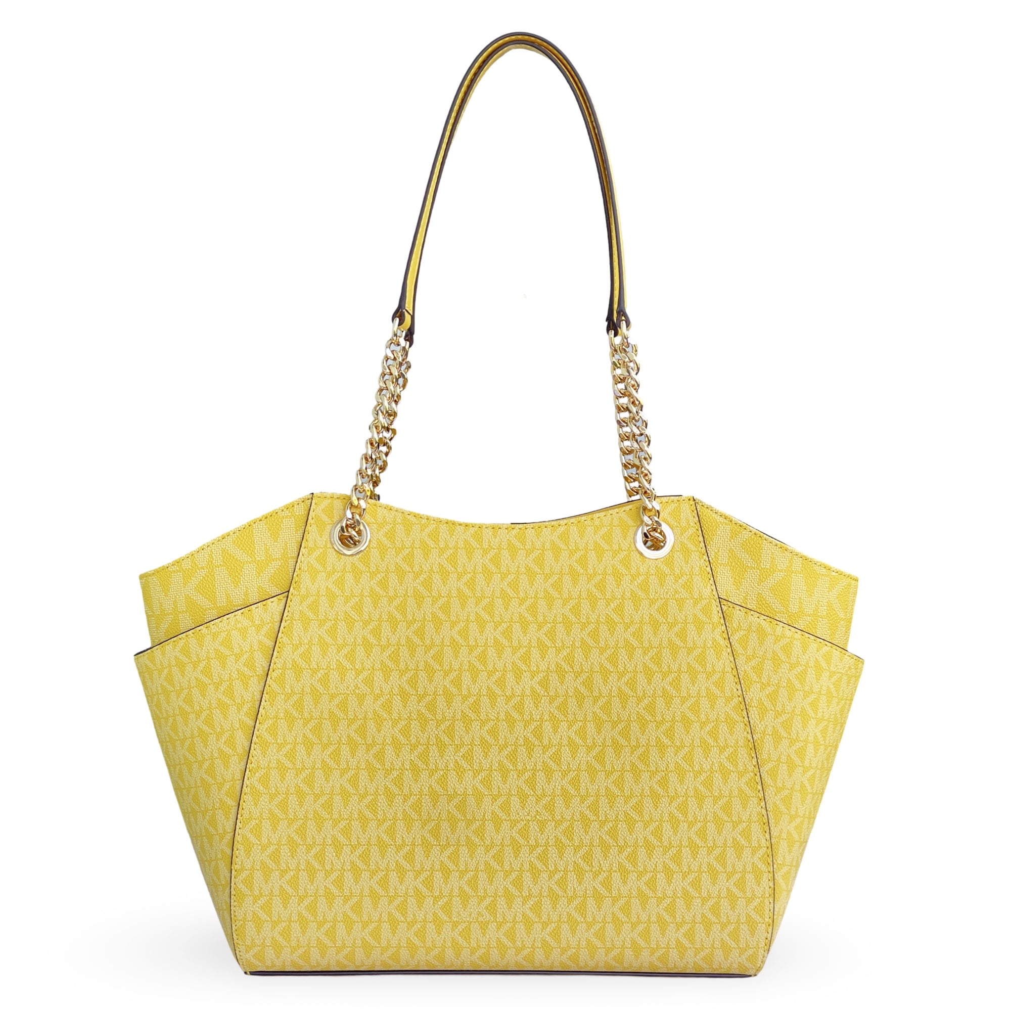 Michael Kors Women's Jet Set Large Signature Logo Zip Tote
