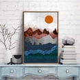 thumbnail image 3 of IDEA4WALL Framed Canvas Prints Abstract Mountain Nature Scenery Landscape Artwork for Wall Decor - 24x36 inches, 3 of 4