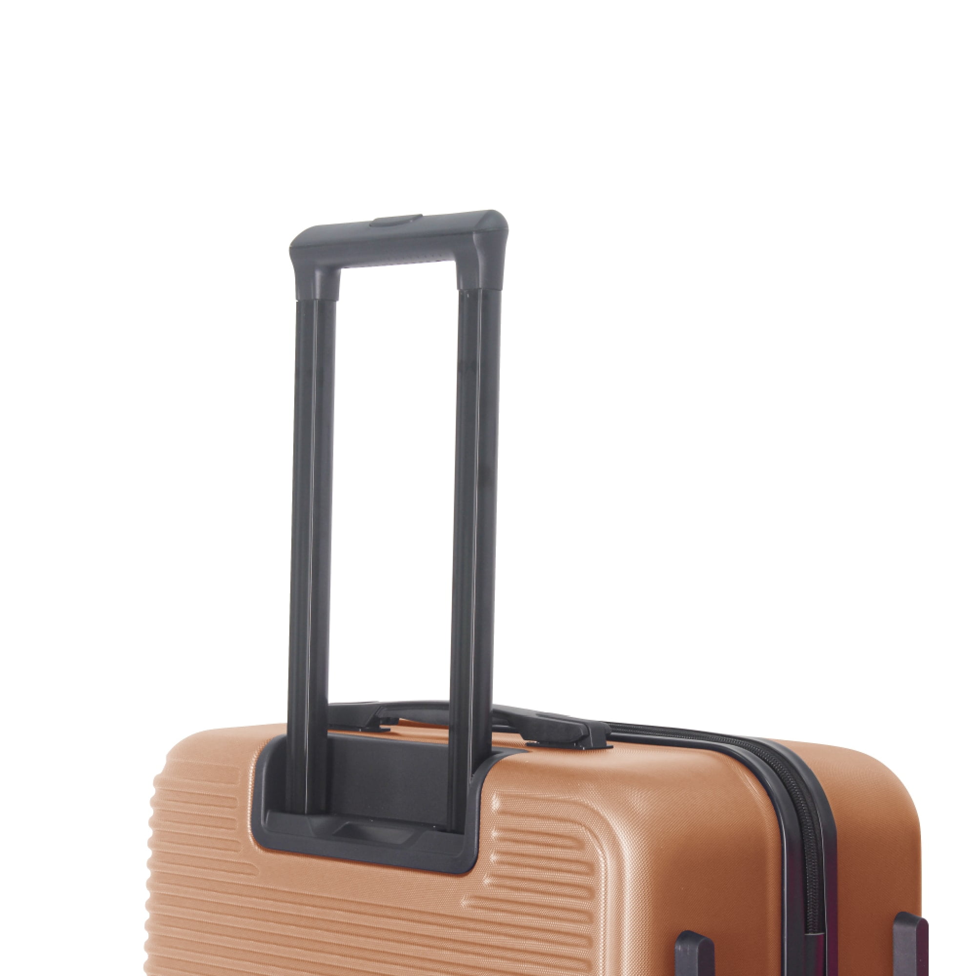 MAYEERTY 3-Piece ABS Luggage Set, Spinner Wheels, TSA Lock, Lightweight Suitcase, Brown