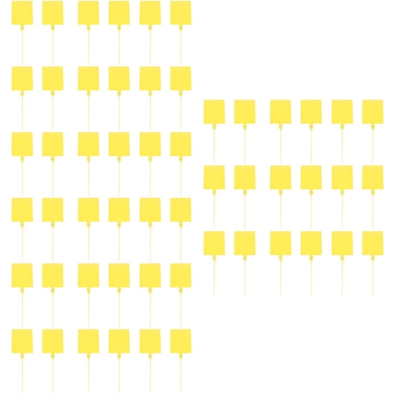 RENACLIPY Yellow Plastic Cable Ties with Tags for Easy Identification and Storage 300Pcs