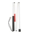 thumbnail image 3 of Heavy Duty Steel Foldable Crutch Cane White 4 Sections, 3 of 6