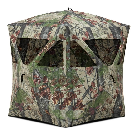 Barronett Blinds Radar Portable Pop-Up Hunting Ground Blind, Backwoods Camo