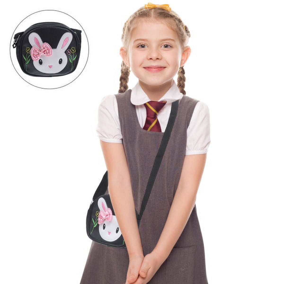 Baby Products Online - Fashion Baby Kids Girl Rabbit Shoulder Bag Crossbody Messenger  Bags Cute Animal Wallet Storage Bag Kids New Arrival Gift - Kideno