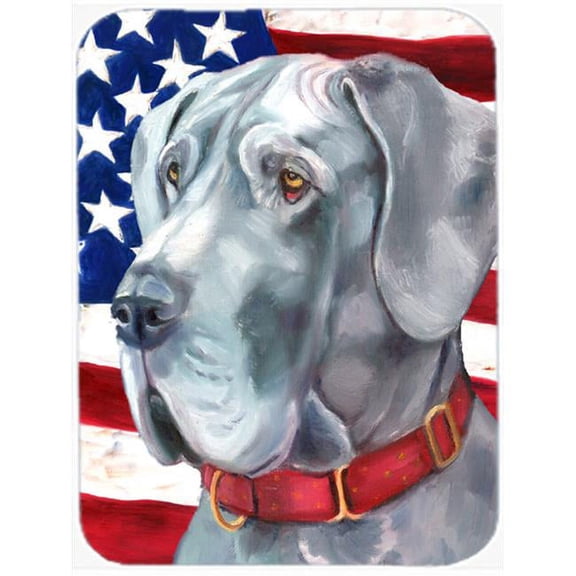 Carolines Treasures  Great Dane Usa Patriotic American Flag Mouse Pad