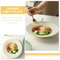 thumbnail image 2 of Deep Plate Ceramic Pasta Plate Western Food Plate Household Pasta Plate Pasta Plate, 2 of 7