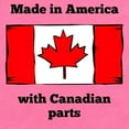 thumbnail image 2 of CafePress - Made In America With Canadian Parts Body Suit - Cute Infant Bodysuit Baby Romper - Size Newborn - 24 Months, 2 of 3