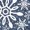 HEATHER BLUE, variant on - Mickey Ears Snowflakes - Men's Short Sleeve Graphic T-Shirt