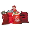 Santa Claus Red Plush Toy Bag Christmas Accessory 29"x36"