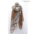 thumbnail image 6 of Kiplyki Women's Leopard Print Little Silk Scarf Hair Tie Band Neckerchief Multi-Purpose, 6 of 9