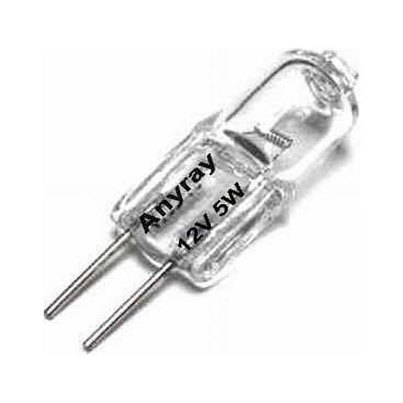 Anyray A1732Y G4 12v 5w Halogen T3 Light Bulb G4 Base