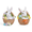Basket Bunny, variant on Hodao Easter Bunny Figurines Set (2 Pcs) - Cute Indoor Home Decor Ornaments for Bedroom, Living Room Decorations, Festive Gift for Spring & Easter