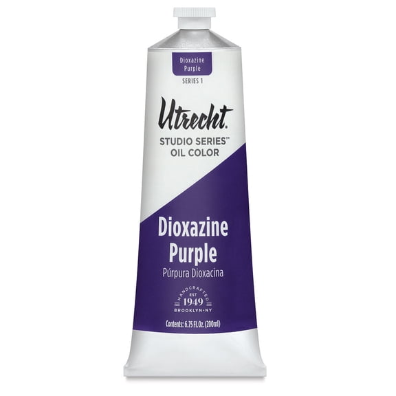 Utrecht Studio Series Oil Paint - Dioxazine Purple, 200 ml tube