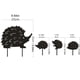 thumbnail image 2 of De Adornos De Erizo De Hierro Forjado, Decoraciones De Jardín De Erizo De Metal, Esculturas De Silueta Hueca, Estatuas De Arte De Silueta Negra Para Jardín, Patio, Decoración Al Aire Libre4 Piezas Monstrate HA016796-00, 2 of 7