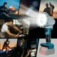 thumbnail image 5 of Nueva Luz LED de Mano para Makita/Bosch/Dewalt/Milwaukee/Einhell/Black decker Batería Li-ion de 20v 18V Linterna de Trabajo LED de 1600 Lúmenes Lámpara Foco, 5 of 5