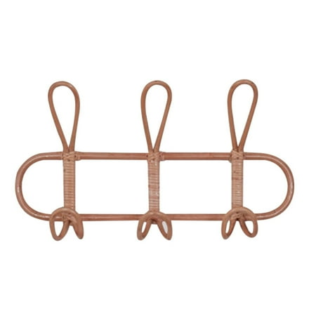 

Garment Wall Hooks Hat And Clothes Organizer Hanger Rattan Hanger Rack Great As Kids Room Decoration