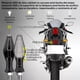 thumbnail image 3 of Pz De Direccionales Led Para Moto Doble Funciónn Luz Direccional y Luz Diurna, 3 of 5
