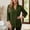 Army Green, variant on Womens Army Green Tunic Top Long Sleeve Loose Fit V-Neck Blouse, Casual Work Shirt with Pocket, Wrinkle Free Polyester for Travel & Leggings,Size 2XL
