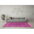 thumbnail image 3 of Ahgly Company Indoor Round Persian Pink Traditional Area Rugs, 3' Round, 3 of 4