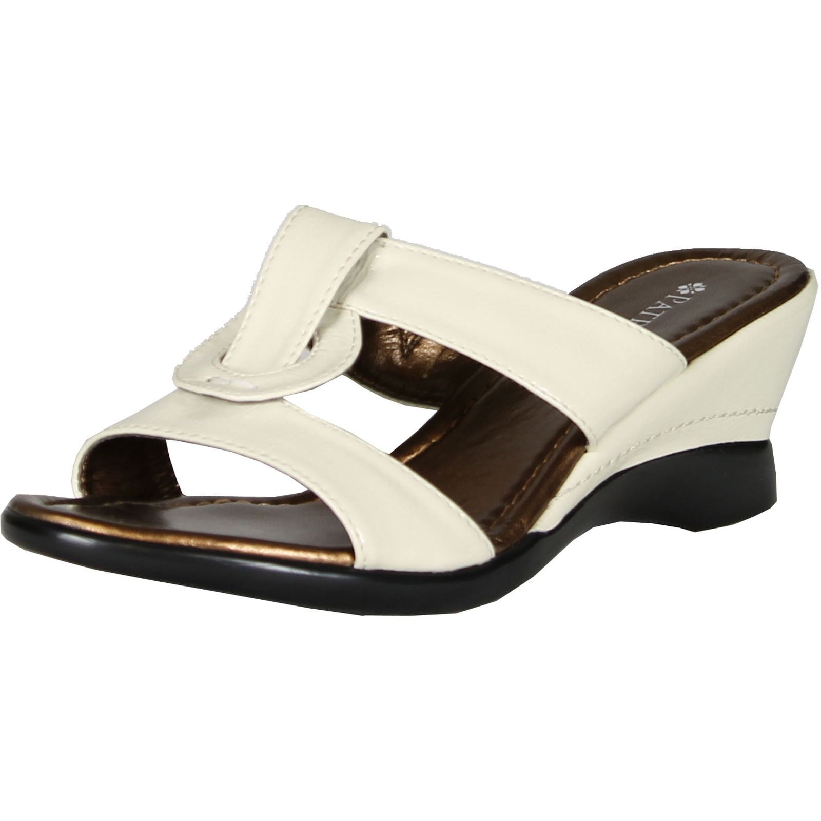 Spring Step - Spring Step Womens Affinity Wedge Sandals Slides, White., 36 - Walmart.com 