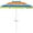 Rainbow, variant on Gymax 7.2ft Beach Umbrella Outdoor Patio Garden w/ Carrying Bag Sand Anchor Navy Blue