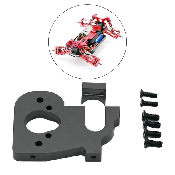 Soporte de montaje de motor para coche RC, accesorios con de cubierta de cojinete, accesorios de actualización para 144001 144002 Titanio Macarena Soporte de montaje