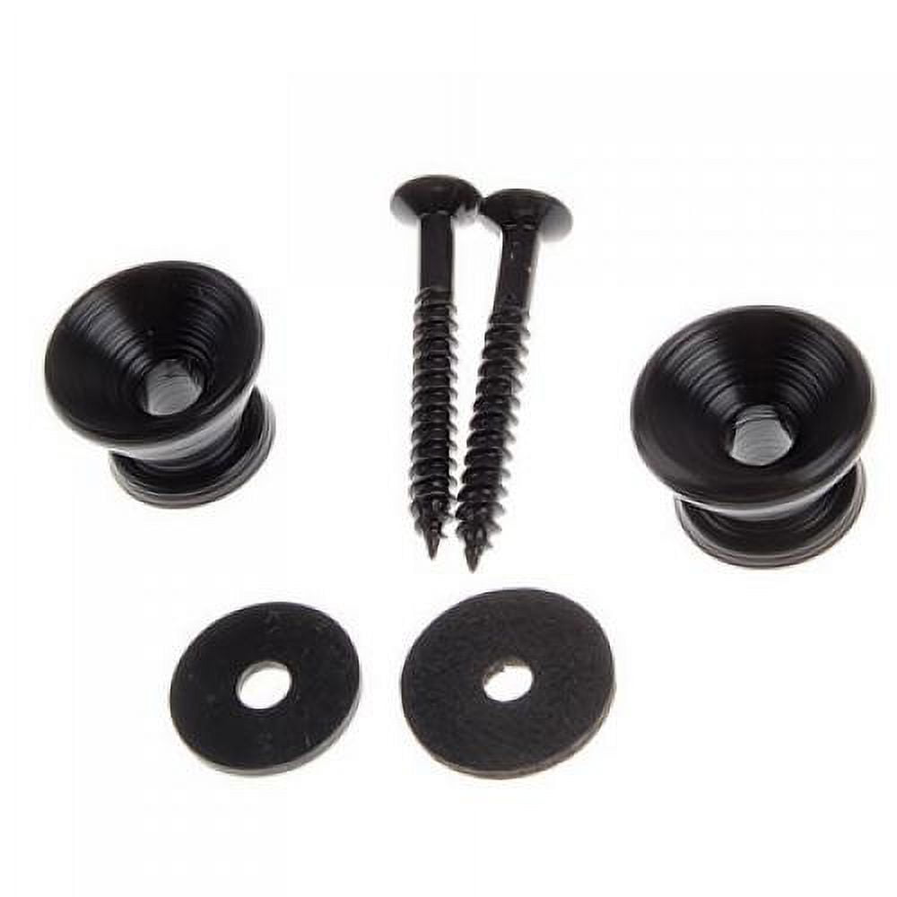 LeeQinersw Black Sealed Humbucker Pickup+2pcs Metal Strap Lock for LP Electric Guitar Parts