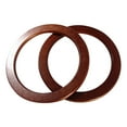 thumbnail image 1 of 2pcs Creative Round Wooden Handles Pretty Handbag Circles Simple Handbag Rings, 1 of 8