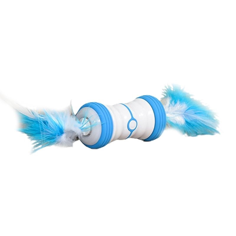 Yiran Blue Electric Cat Teaser Toy, 1Pc, Self-Happy Play