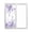 Purple, variant on Blue Eucalyptus Window Privacy Film, Botanical Plant Rustic Branch Floral Static Cling UV Sun Blocking Tint Film Heat Control Windows Films for Bedroom Bathroom, Window Stickers 17.7"x39.3"