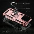 thumbnail image 6 of Allytech Rugged Case for iPhone 14 Pro, Military Grade Protection Shockproof Non-Slip Cover with Metal Rotatable Ring Stand, Magnetic Car Mount Holder Fashion Case for iPhone 14 Pro - Rosegold, 6 of 7