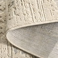 thumbnail image 5 of SAFAVIEH Milos Alondra Geometric Indoor/Outdoor Area Rug, Ivory/Grey, 9' x 12', 5 of 11