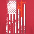 thumbnail image 3 of CafePress - Lineman Flag Shirt T Shirt - Men's Classic Graphic Cotton T-Shirt, 3 of 4