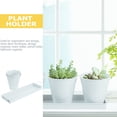 thumbnail image 4 of OULII 3pc Set Flower Iron Bucket Planter Pot for Storage Container and Homeowners Use, 4 of 8
