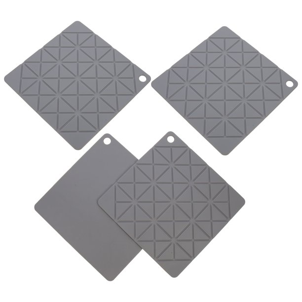 TABLETREANDS 4Ud Tapete Para Platos De Silicona Resistente Y Antideslizante